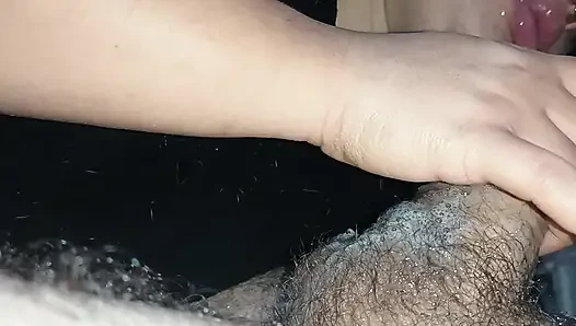 HOT POV, SHOWING THE BEST MOUTH ON THE PLATFORM FUCKING THE CUCKOLD'S COCK