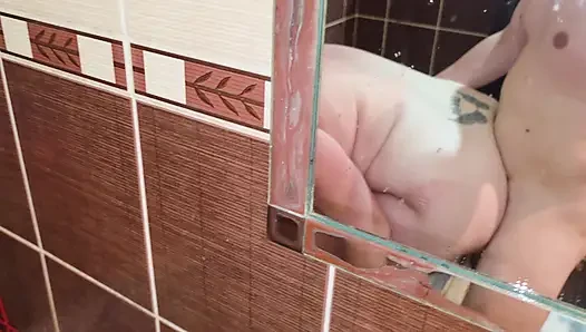 Horny Husband Turns His Wife’s Shower into Hot Sex – Blowjob, Fucking, Intense Orgasm, Cumshot