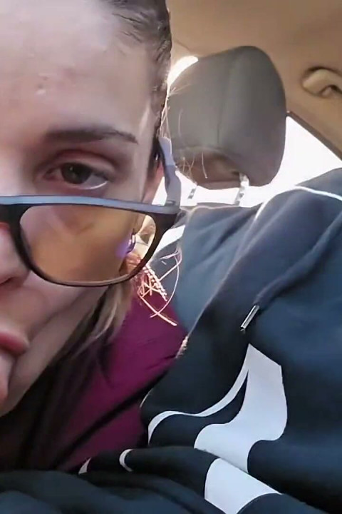 Deep Blowjob in the Car to My Best Friend's Husband Secretly