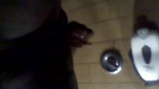 Polishing my knob in public gym shower