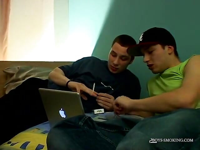 Straight Buddies Smoke Sex!