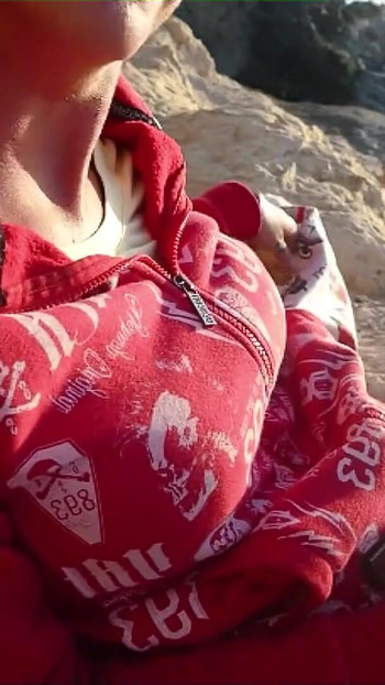 Memorable moment from "German crazy Mature Wife - Seduce to Outdoor Cheating Sex at the Beach"