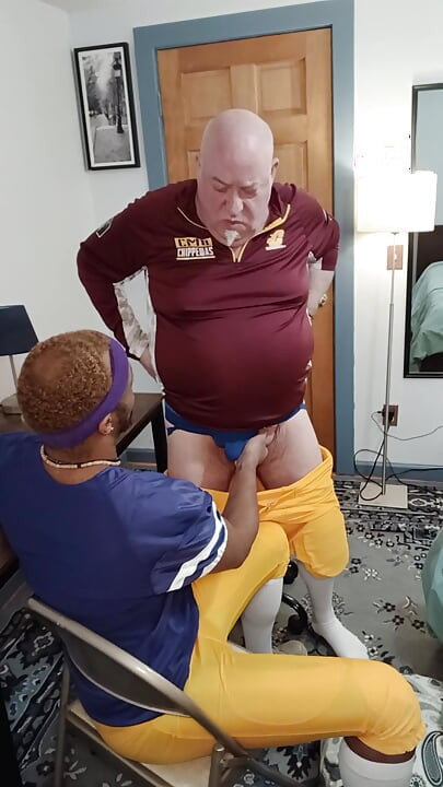 Caoch Teaches Kennie Jai How to Handle Balls