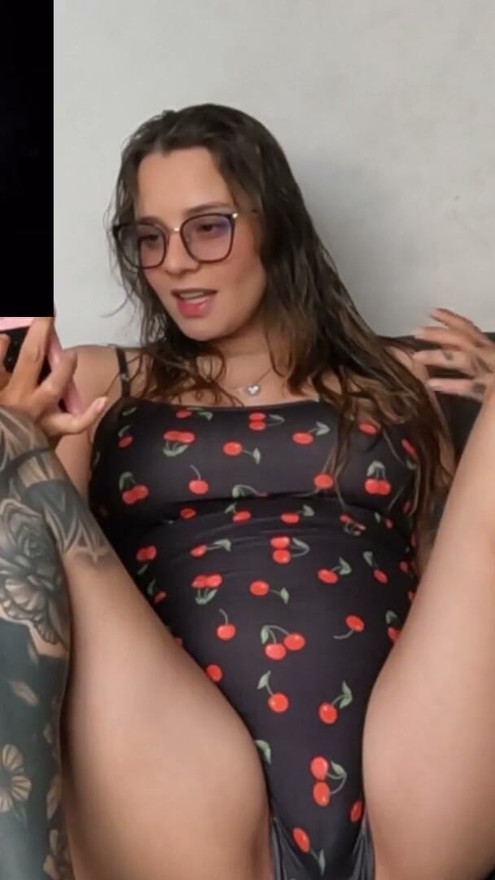 Pregnant woman reacts to a hentai video and ends up completely shocked by what it caused her | Clip 1