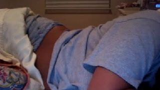 fille avec des jolie marque de bronzage sur chatroulette