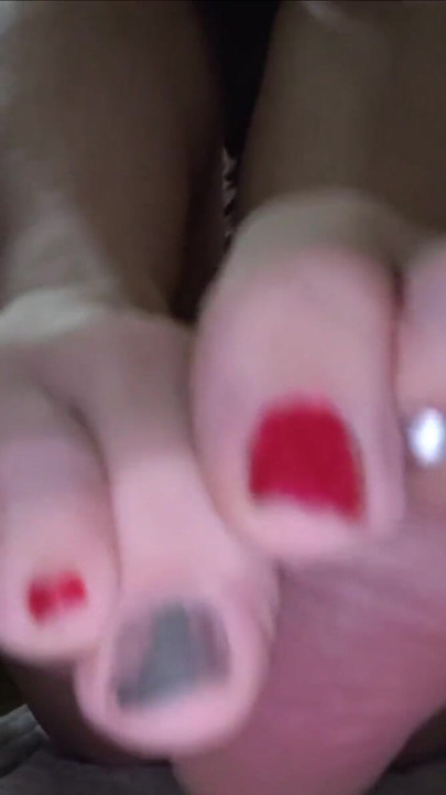 Showing my sissy feet and spreading my asshole | Clip 1
