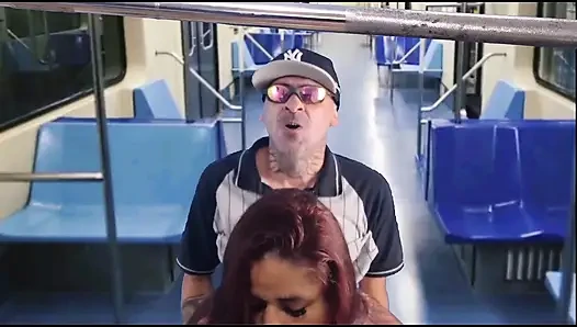 Sex on a Bus in Public!