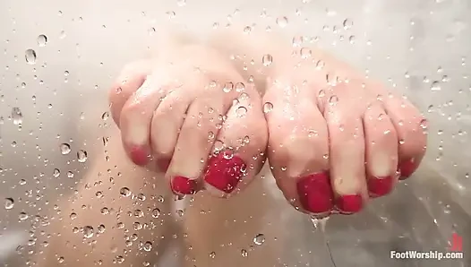 Wet Hot Lesbian Foot Worship