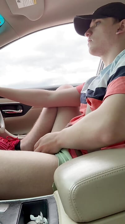 Stroking in the Car with the Windows Down
