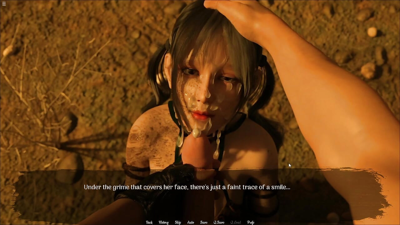 Asha Giving Me A Blowjob In Desert