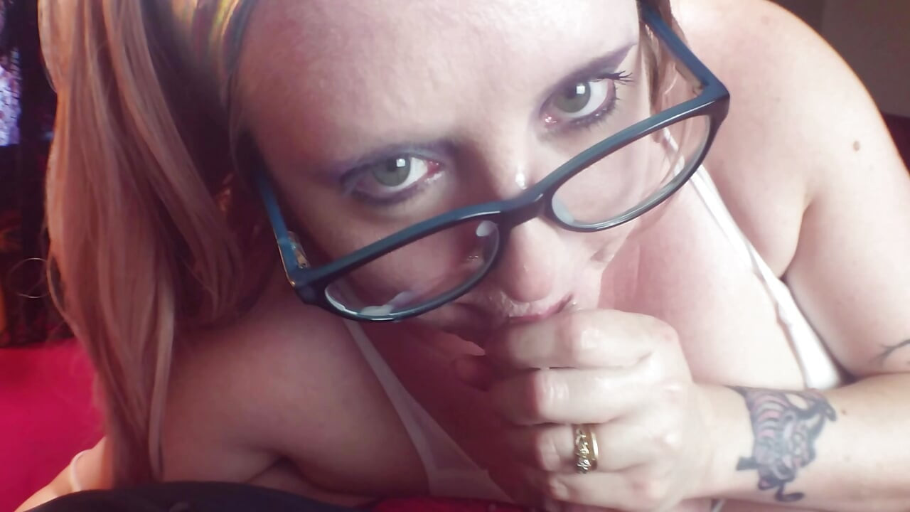 Stepsis Taboo Blowjob Glasses Cumshot