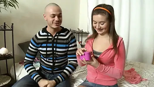 Cute teen loves anal fuck