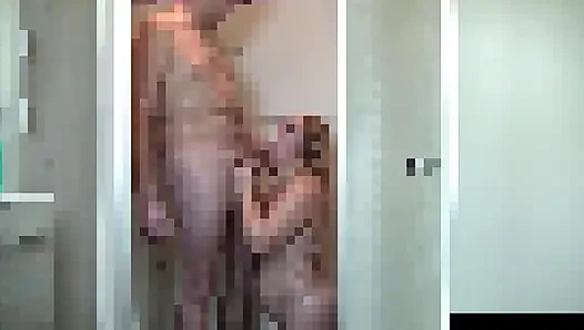Blowjob in the Shower