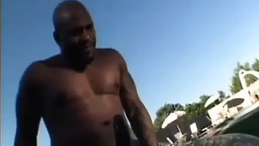 Geöltes französisches ebenholz wurde von BBC im freien geknallt