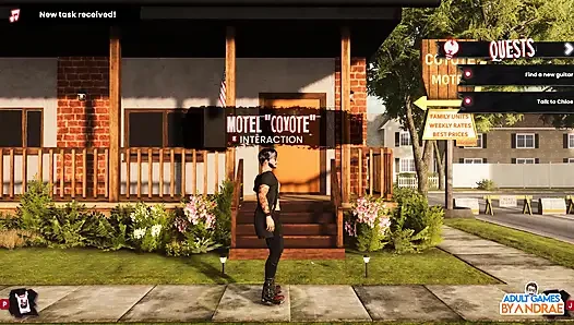 Sex, Sin & Rock'n'roll Gameplay Part 1 - Van Crash, Motel Stop & a Strange New Beginning