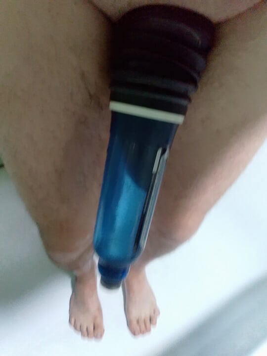 Pump my dick. Water pumping dick. Huge dick