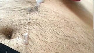 Hot man orgasm on camera