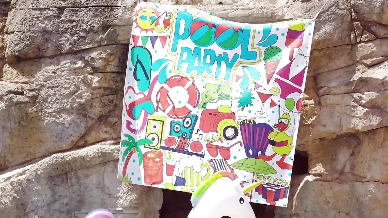 Haley Hill, a Horny Guest Invited to the Fuck Fuelled Pool Party