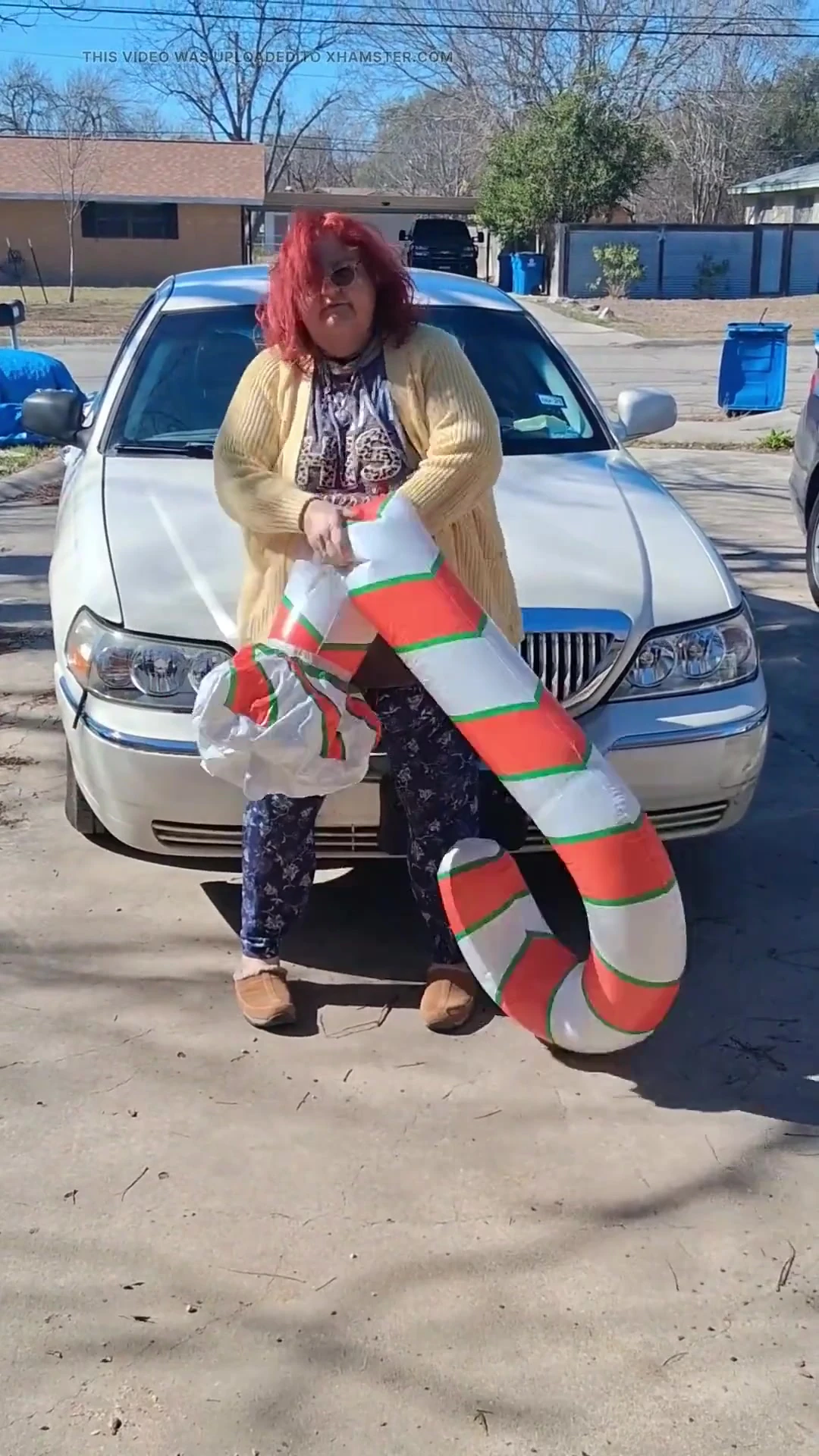 Büyük Güzel Kadın Hemşire Vicki Bu Sakso Şeker Bastonu Eziyor