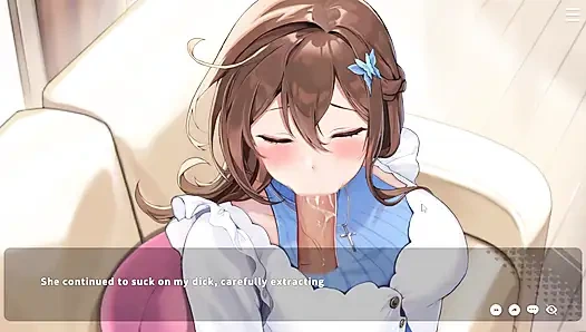 3 v-lovers inoue suka banget nyepong, jilat kontolmu, dan telan spermamu