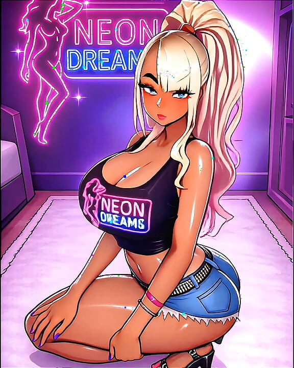 NEON DREAMS  - TRANS SUCKING & FUCKING