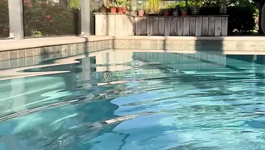 Pool Masturbation