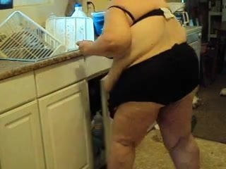 in kitchen maids outfit