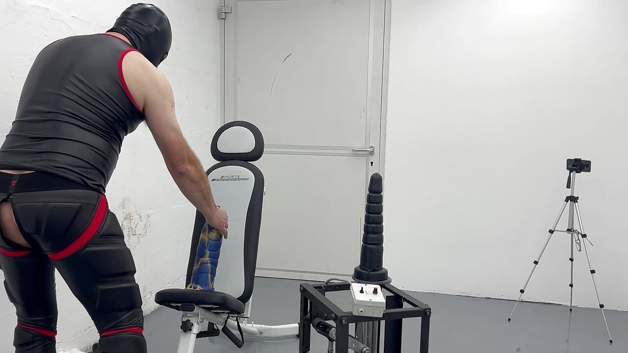 قناع الأعرج 48 سم السيد إد دسار آلة سخيف الشرج ضخمة 8.9 سم محاولة التوصيل والنشر