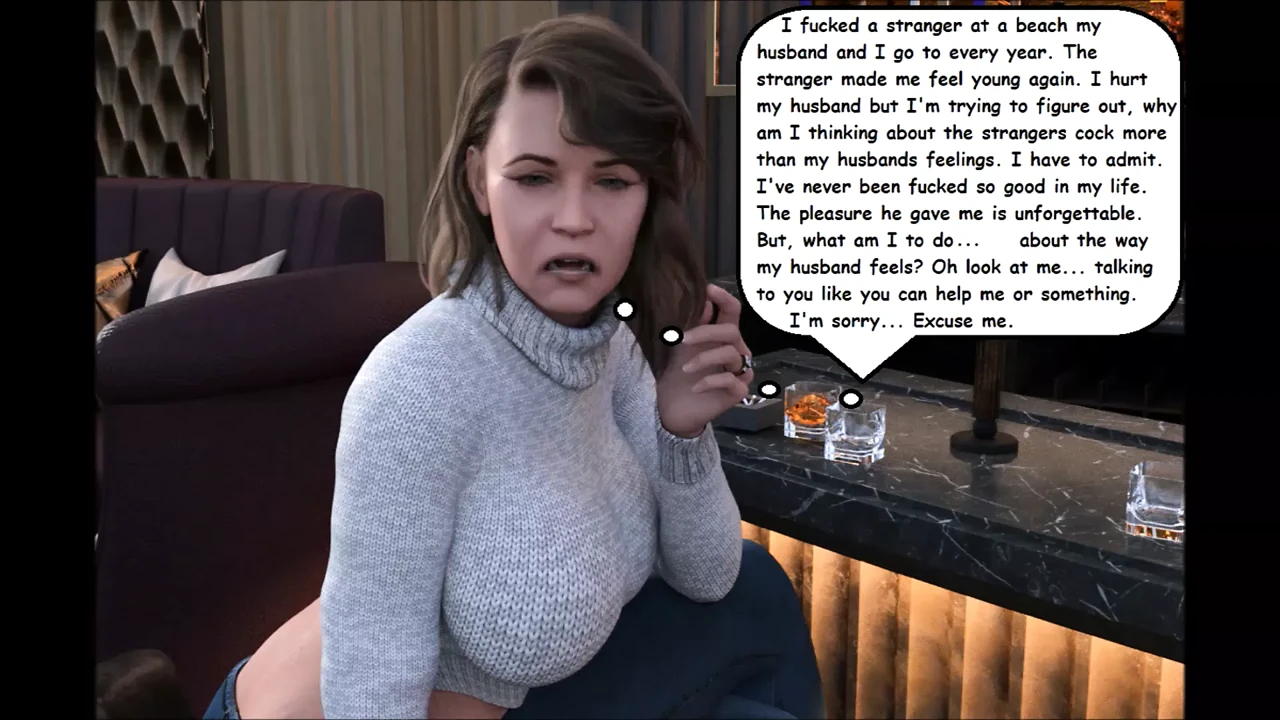 3D Comic Mature Big Ass Wife Fucks BBC Behind Husbands Back