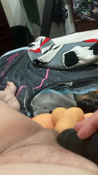 Riding my toy and playing with my Vibrator