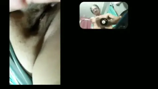 I satisfied we both do same thing i cum my load