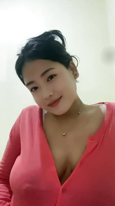 Horny young mom with big tits home alone