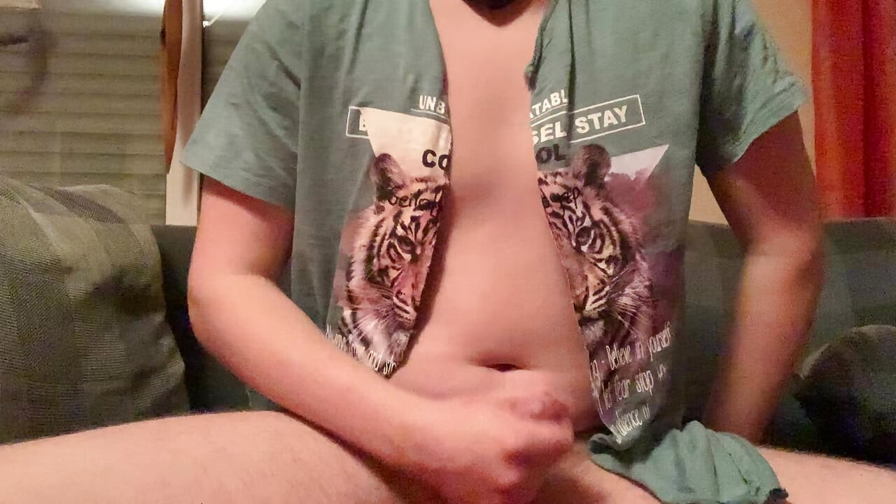 I tear my clothes off and jerk off like hell