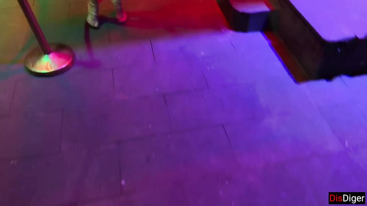 After the Club, Two Sluts Find a Guy for Sex, but They Are Caught...