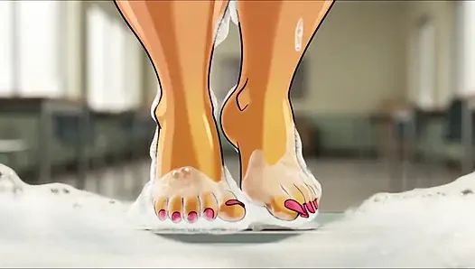 Verführerische abenteuer der üppigen gelbhänigen Frauen in Springfield bars und Klassenzimmern, erotische 3D-animationsserie