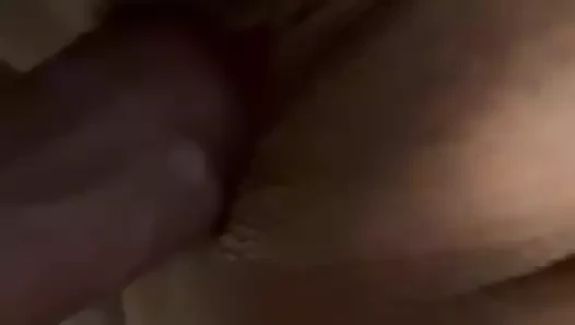 Big white cock closeup penetration in tight Latino pussy