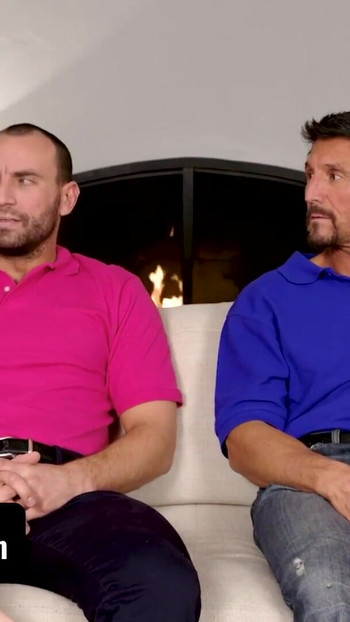 Key moment from "Randy Teens Whip Out Their Stepfathers' Cocks And Suck Them Side By Side Before Hopping On Top Of Them For"