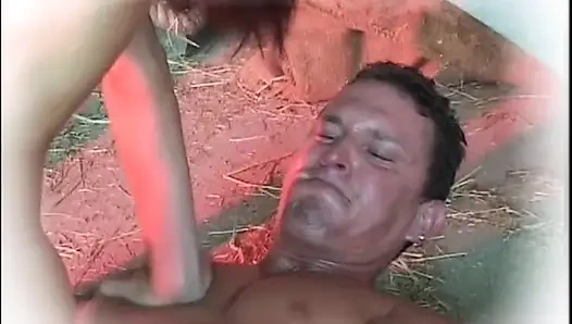Beautiful MILF Fucked and Creampied in Mouth by Two Monster Black and White Cocks
