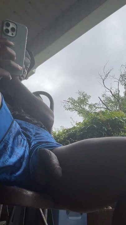 I Got Up Early In The Morning Just So I Can Have A Gooning Session On The Front Porch With Me Nutting | Clip 1