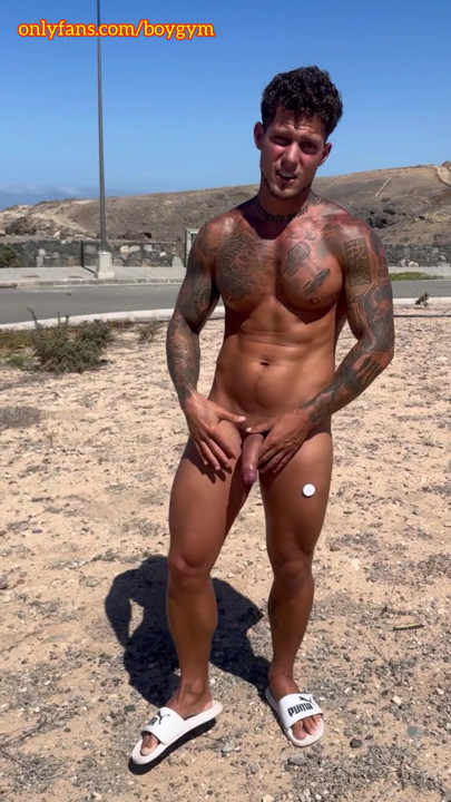 HUGE CUM in the STREET with NO TOUCH