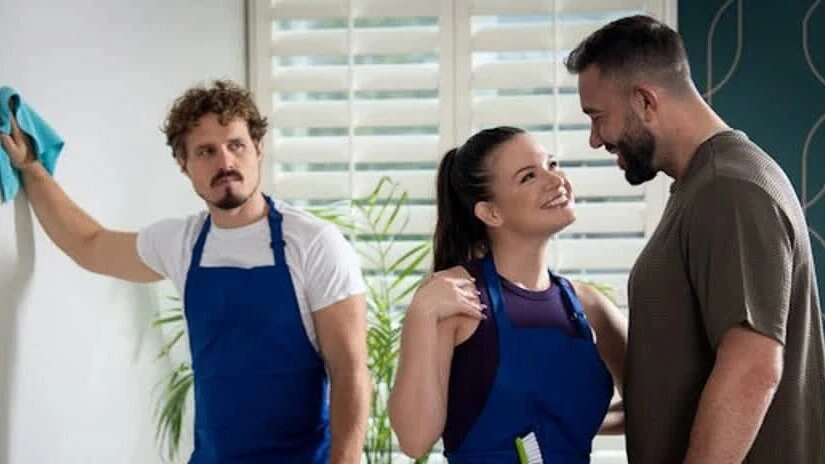 PURE TABOO House Cleaner Alison Rey Flirts With Rich Customer Will Pounder In Front Of Her Husband