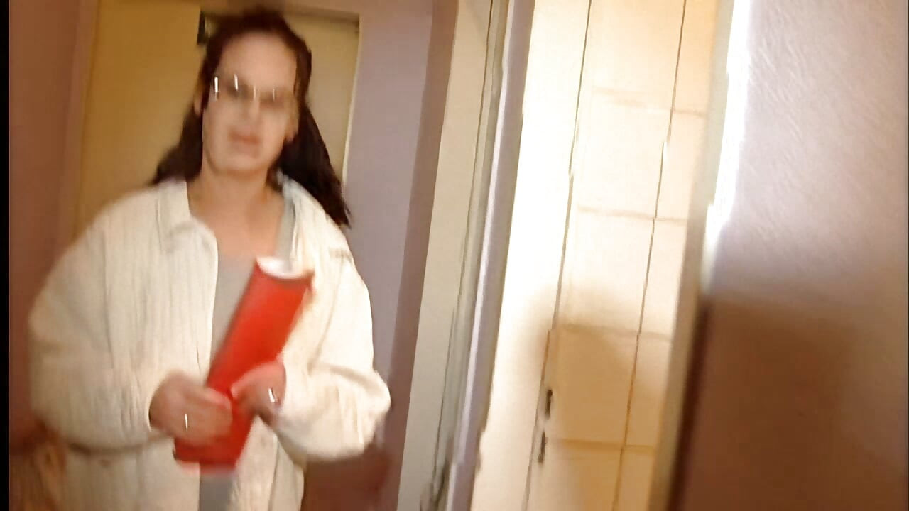 Cute Brunette Blows a Hot Cock on the Toilet