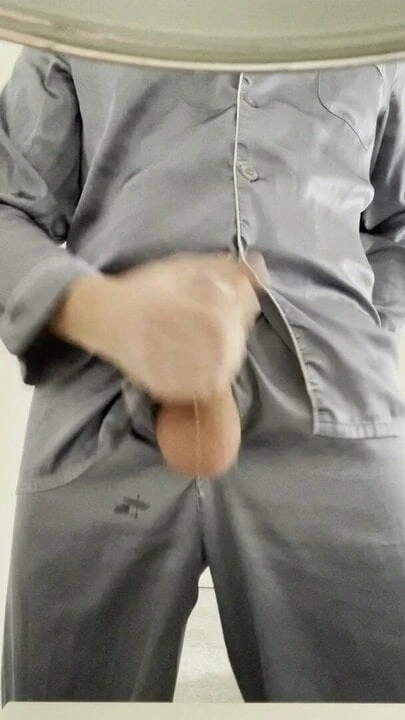 Spunking in masculine Satin