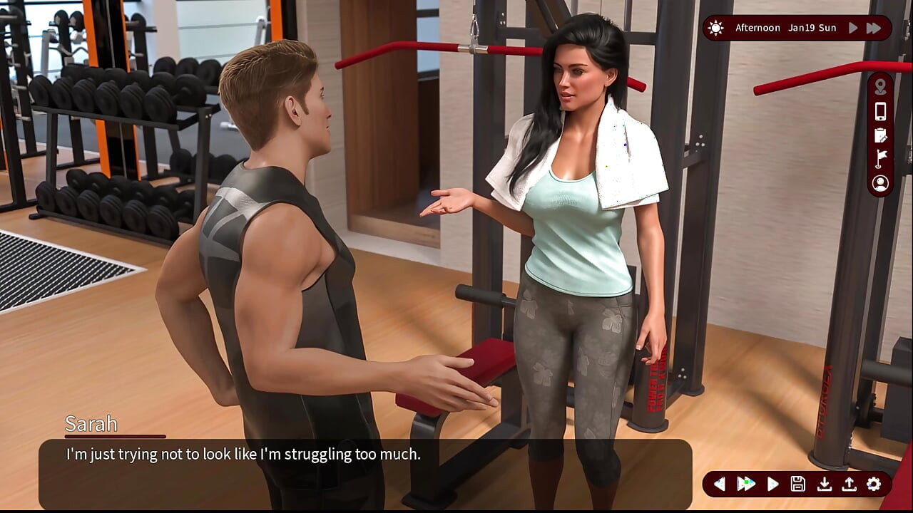 Szepty Desire 14 Sarah i Alex cieszyli się czasem na siłowni