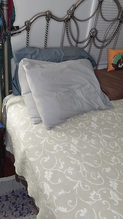 Hot MILF BBW Makes Her Bed Then Masturbates And Has A Good Orgasm!