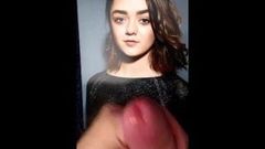 Maisie Williams from 'Game of Thrones' CumTribute