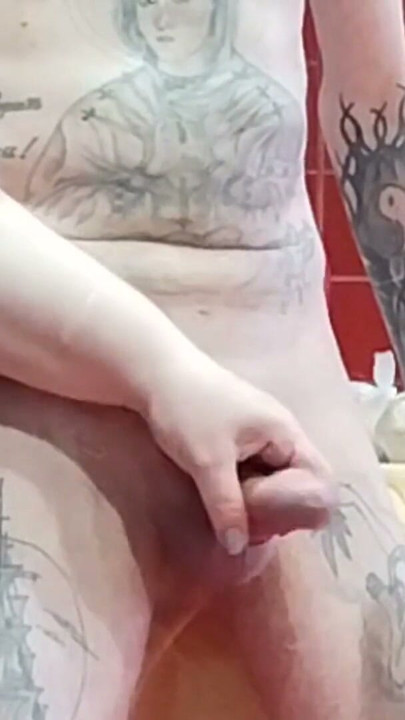My mother-in-law saw my boner and started jerking off and sucking my dick until I cum | Clip 1