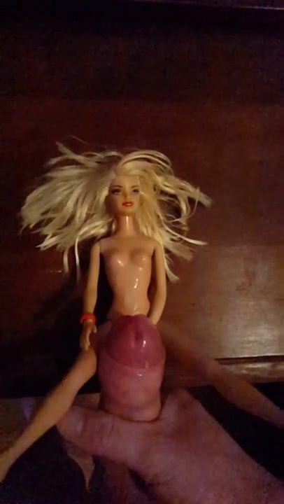 Barbie Doll cumshot slow mo