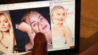 Трибьют спермы для Margot Robbie