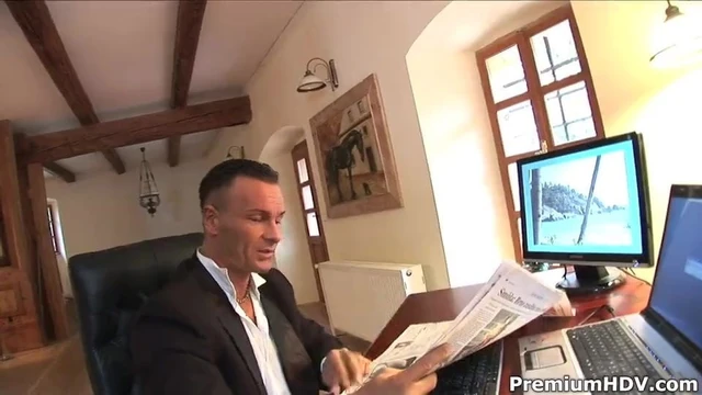 Sexy maid loves pussy and cock